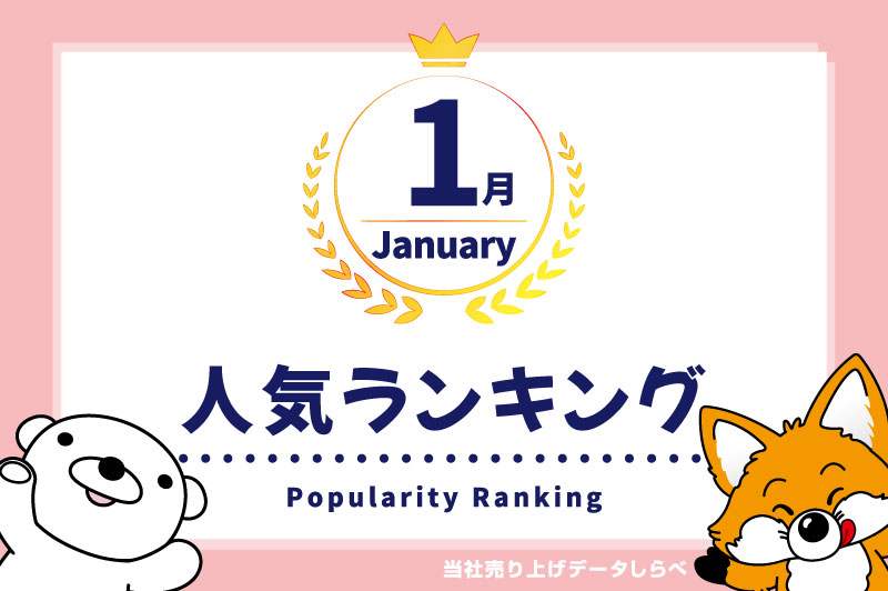 2024年1月の月間ノベルティ人気ランキング
