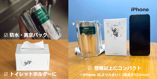LogLogトイレットペーパー特徴