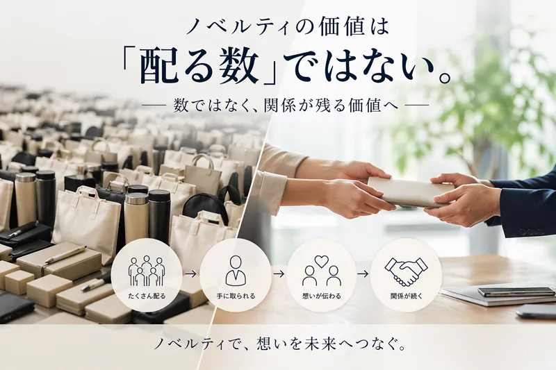 関係が残るノベルティ＝記憶に残る価値
